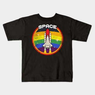 Vintage Space Shuttle Kids T-Shirt